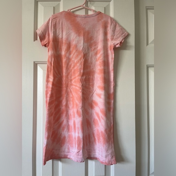 J Crew Crewcuts Pink and Orange Tie-Dye T-shirt Dress, size 8, NWT - Picture 8 of 8